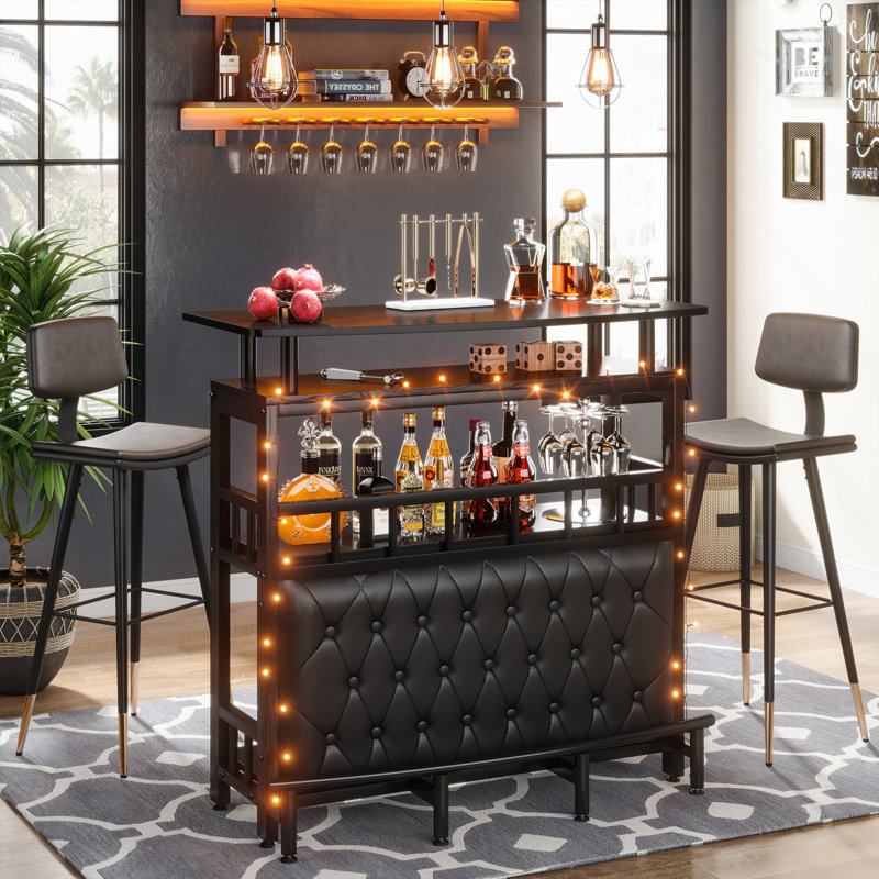 Mini bar with stools discount